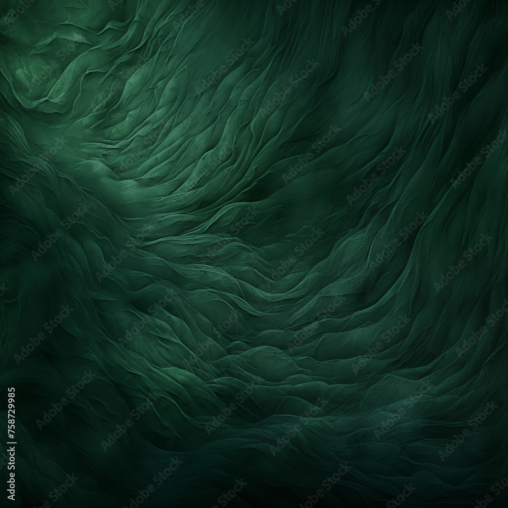 Poster deep green background