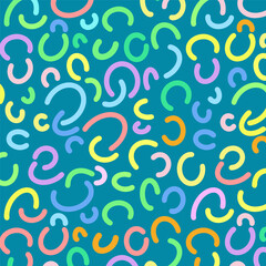 abstract background with a hand drawn pattern design - 758733985