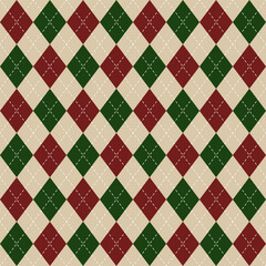 Abstract background with argyle pattern design 