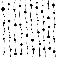 abstract pattern design background in black and white  - 758733994