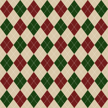 Abstract background with argyle pattern design 
