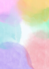 hand painted pastel watercolour background - obrazy, fototapety, plakaty