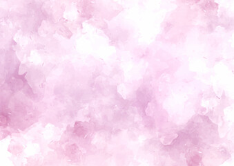 Abstract pastel pink hand painted watercolour background - 758734153
