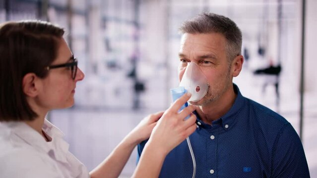 Oxygen Mask For Pulmonary Disease And Fibrosis