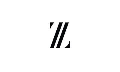 Z, ZZ, Abstract Letters Logo monogram