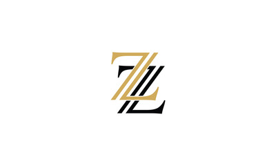 Z, ZZ, Abstract Letters Logo monogram