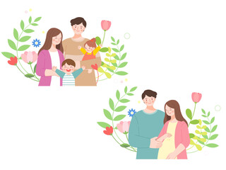 Family Month, Family, Spring, Picnic, Flower, Fringe, Fence, Parent's Day, Thank you, Family, Personnel, Eunhye, Family Month,