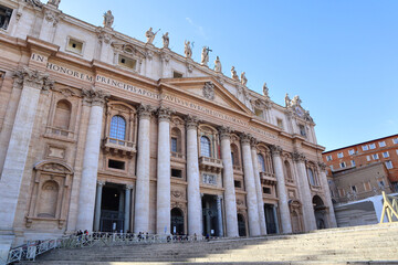 St. Peter's Cathedral in the Vatican, Italy