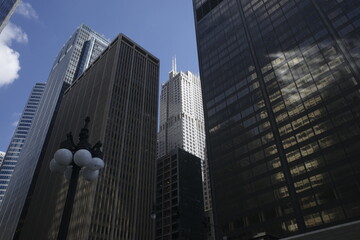 Architecture in the downtown of Chicago, Illinois