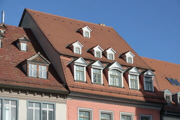 Haus am Marktplatz in Weimar - obrazy, fototapety, plakaty