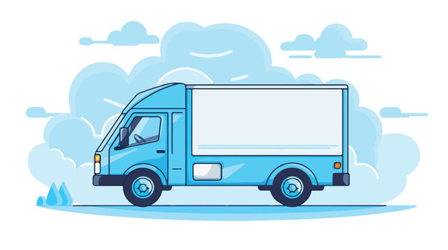 Delivery design over blue background vector illustration
