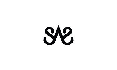 S A S Abstract Letters Logo Monogram