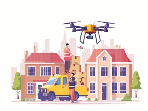  A logistics company utilizes autonomous delivery drones to transport packages in urban areas reducing traffic congestion and offering rapid delivery services. 