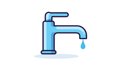 Faucet Icon Symbol. Premium Quality Isolated Spigot