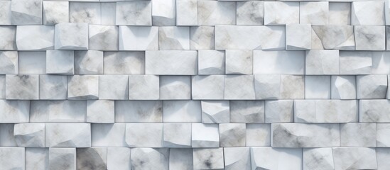 White marble texture for interior design, stone wall decor.
