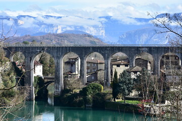St.Nazaire en Royans aqueduct in France