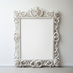 Mockup of the art frame, antique picture frame