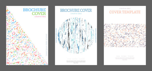Abstract cover design. A creative design template for banners, posters, brochures, and magazines. Creative catalog idea, interior and decor design