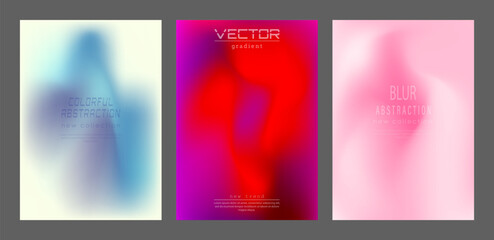 The gradient. Colorful blur, background for the title pages of a book, a catalog magazine. A template for a banner, poster and brochure. An abstract version of modern design - obrazy, fototapety, plakaty