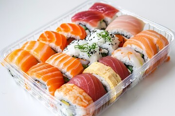 Sushi Sampler A Tasty Treat for the Month of Love Generative AI