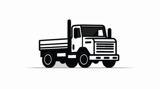 truck icon or logo isolated sign symbol vector illustration
