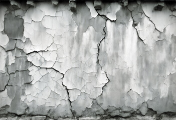 white photo cracked black stucco wall Old paint