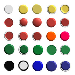 set of buttons