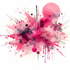 black and white swirl, spiral,swirl,art, fractal, design, illustration, Ai generated 