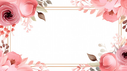 Painting watercolor floral background illustration floral nature - obrazy, fototapety, plakaty