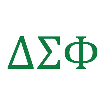 Delta Sigma Phi greek letter, ΔΣΦ greek letters, ΔΣΦ