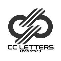 CC Letters Vector Logo Design