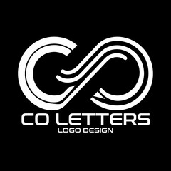 CO Letters Vector Logo Design