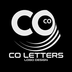 CO Letters Vector Logo Design