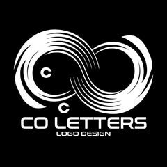 CO Letters Vector Logo Design