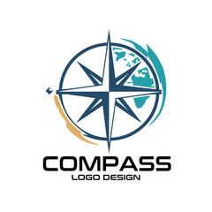 Compass Vector Logo Design