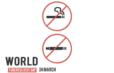 smoke vaping  no warning illustration icon or symbol vector