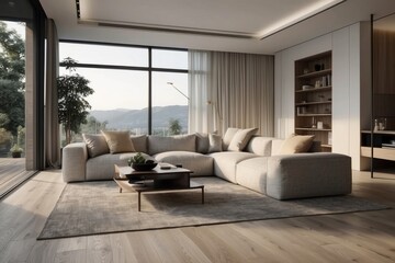 Modern Minimalist Living Room