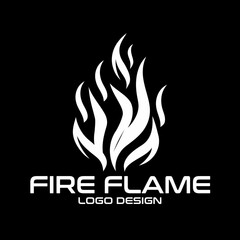 Fire Flame Vector Logo Design