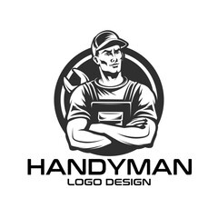 Handyman Vector Logo Design