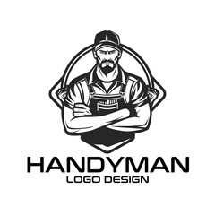 Handyman Vector Logo Design