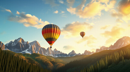 hot air balloon  high definition(hd) photographic creative image
