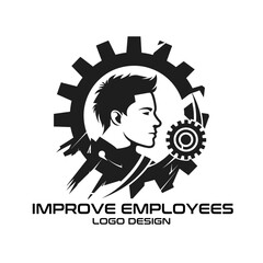 Improve Employees Vector Logo Design
