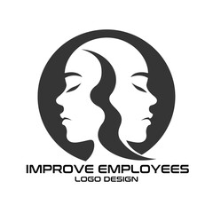 Improve Employees Vector Logo Design