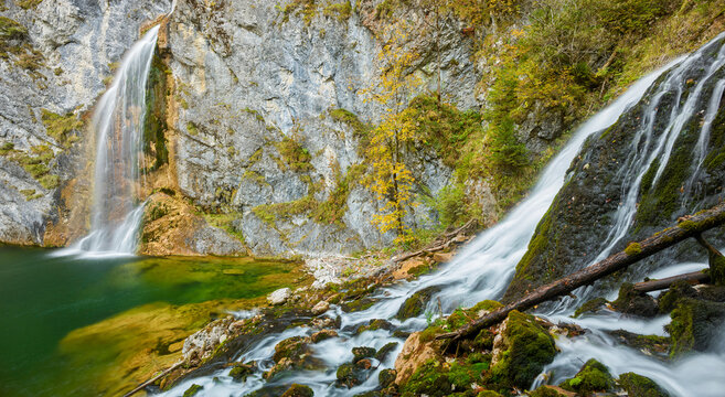Salza Wasserfall, Ennstal, Steiermark, &Ouml;sterreich