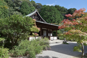 円成寺　本堂　奈良県奈良市忍辱山町