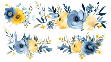 Fototapeta na wymiar Colorful seamless floral pattern, spring flowers
