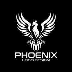 Fototapeta premium Phoenix Vector Logo Design