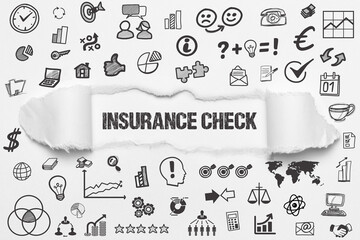 Insurance Check	 - obrazy, fototapety, plakaty