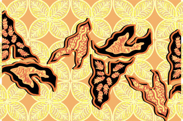 Batik Indonesian: is a technique of wax-resist dyeing applied to whole cloth, or cloth made using this technique originated from Indonesia.