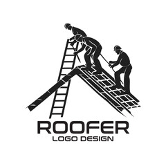 Roofer Vector Logo Design